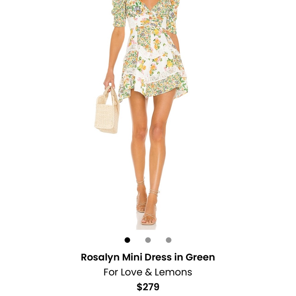 Floral Mini Dress with Ruffle Details